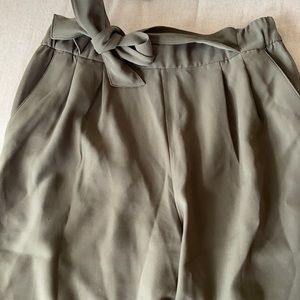 Lululemon Wide Legged Paper Bag Pants